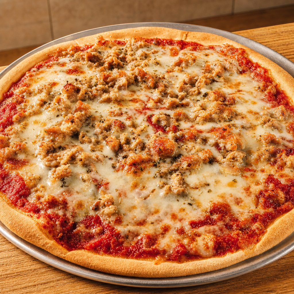 Clam and Garlic Pizza (Large).